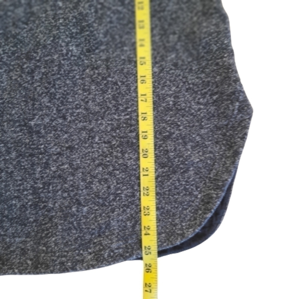 TOMMY HILLFIGER LUX Sweater elbow patch Grey Womens  Medium Cowl neckline - Picture 12 of 12